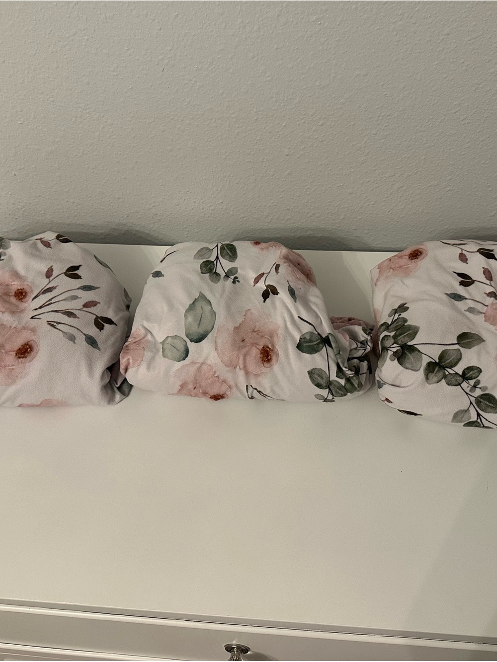 Caden Lane Millie's Dusty Rose Garden Crib Sheet (3 crib sheets)